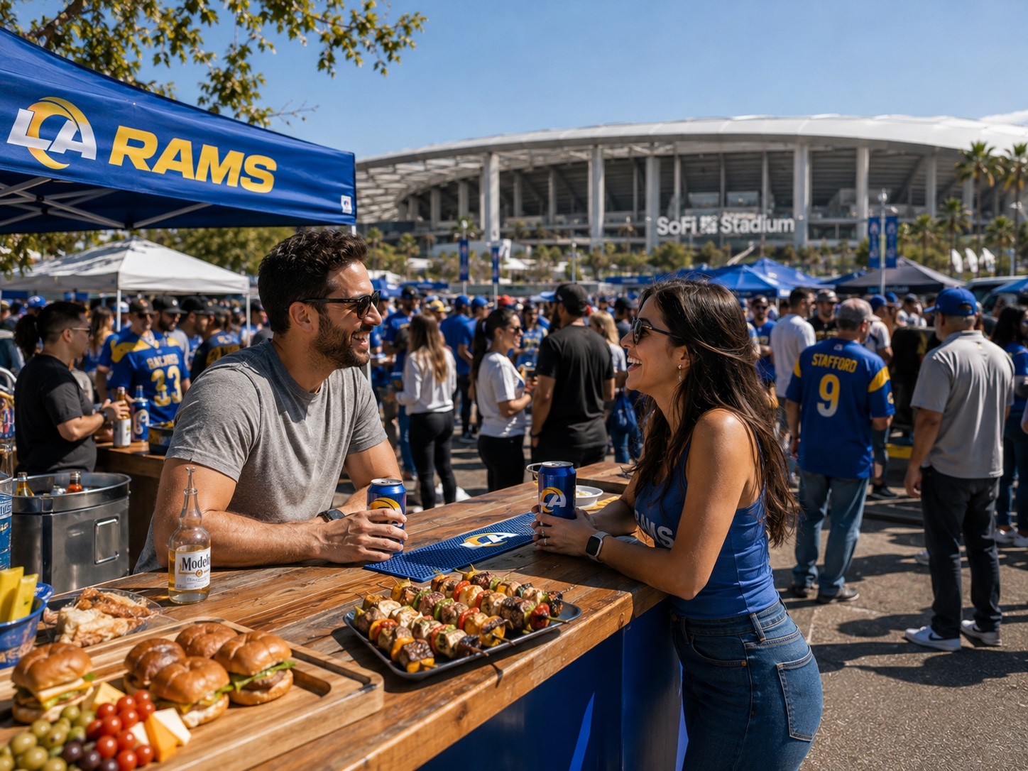 Los Angeles Rams Game Day VIP Tailgate vs. Los Angeles Chargers for Two