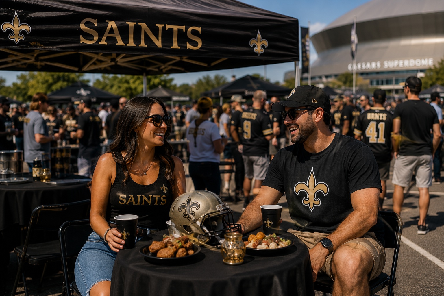 New Orleans Saints Game Day VIP Tailgate vs. Green Bay for Two