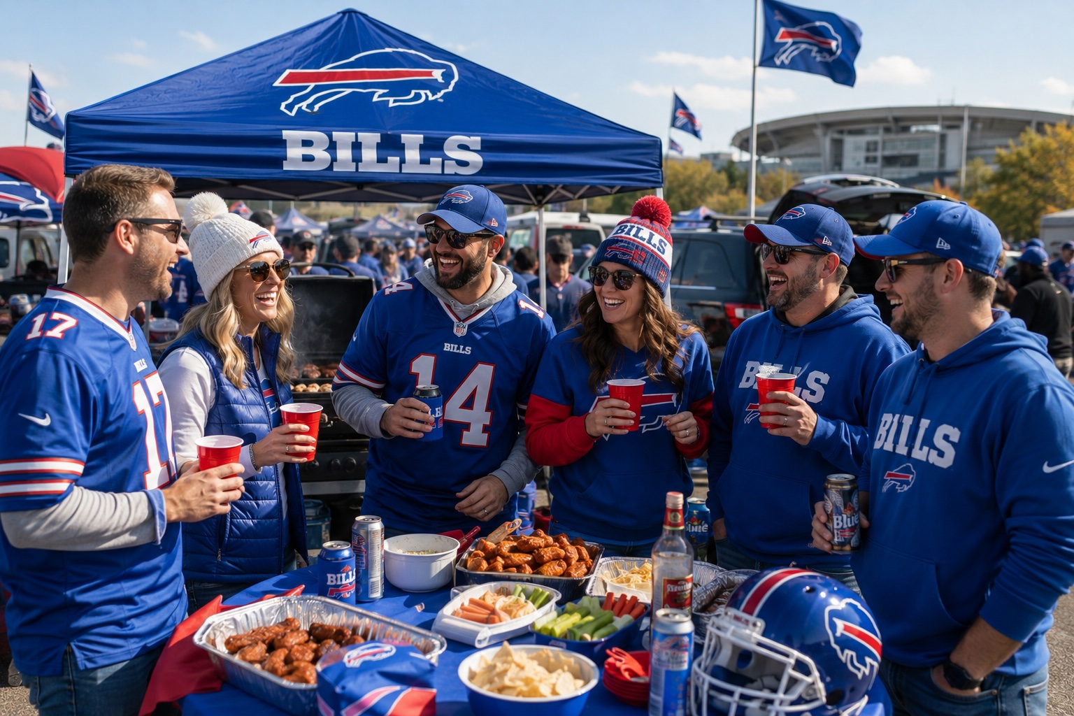 Patriots at Bills VIP Home Game Tailgate Experience for Two