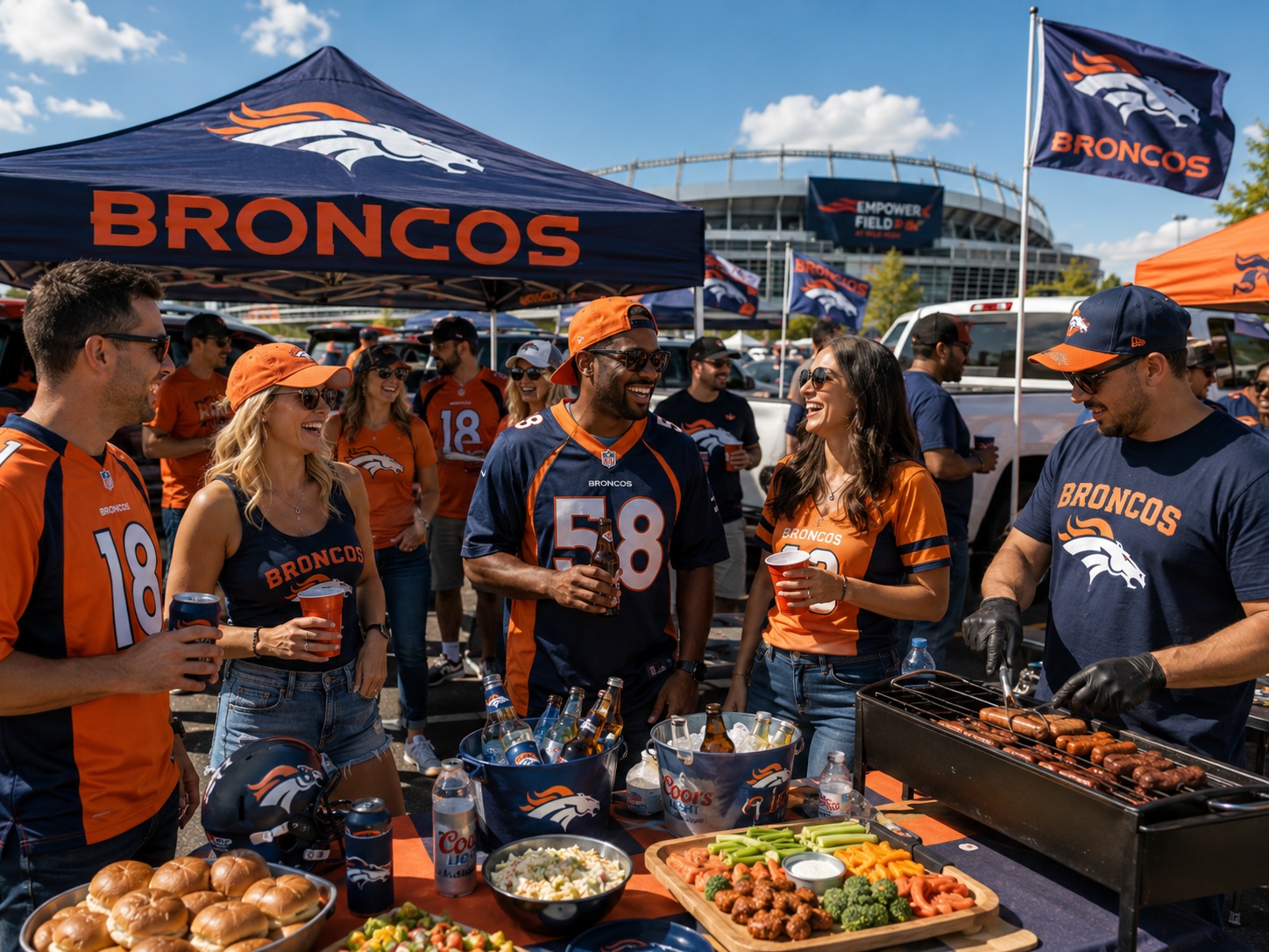 Denver Broncos Game Day VIP Tailgate vs. Chiefs for Two
